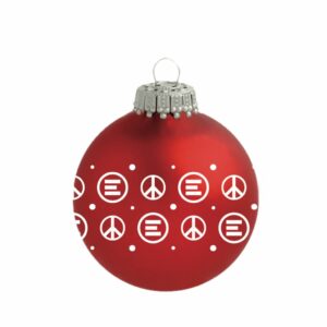 Pallina di natale EMERGENCY in vetro