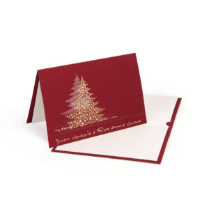 Biglietto albero di stelle