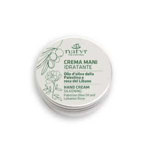 Crema mani idratante all'olio d’oliva dalla Palestina e Rosa del Libano