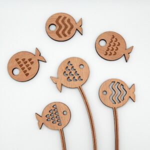 Kit stecche decorative + profumatore armadio pesciolini Lawanda _madeincruna