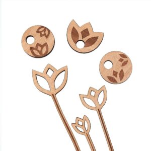 Kit stecche decorative + profumatore armadio fiori Lawanda _madeincruna